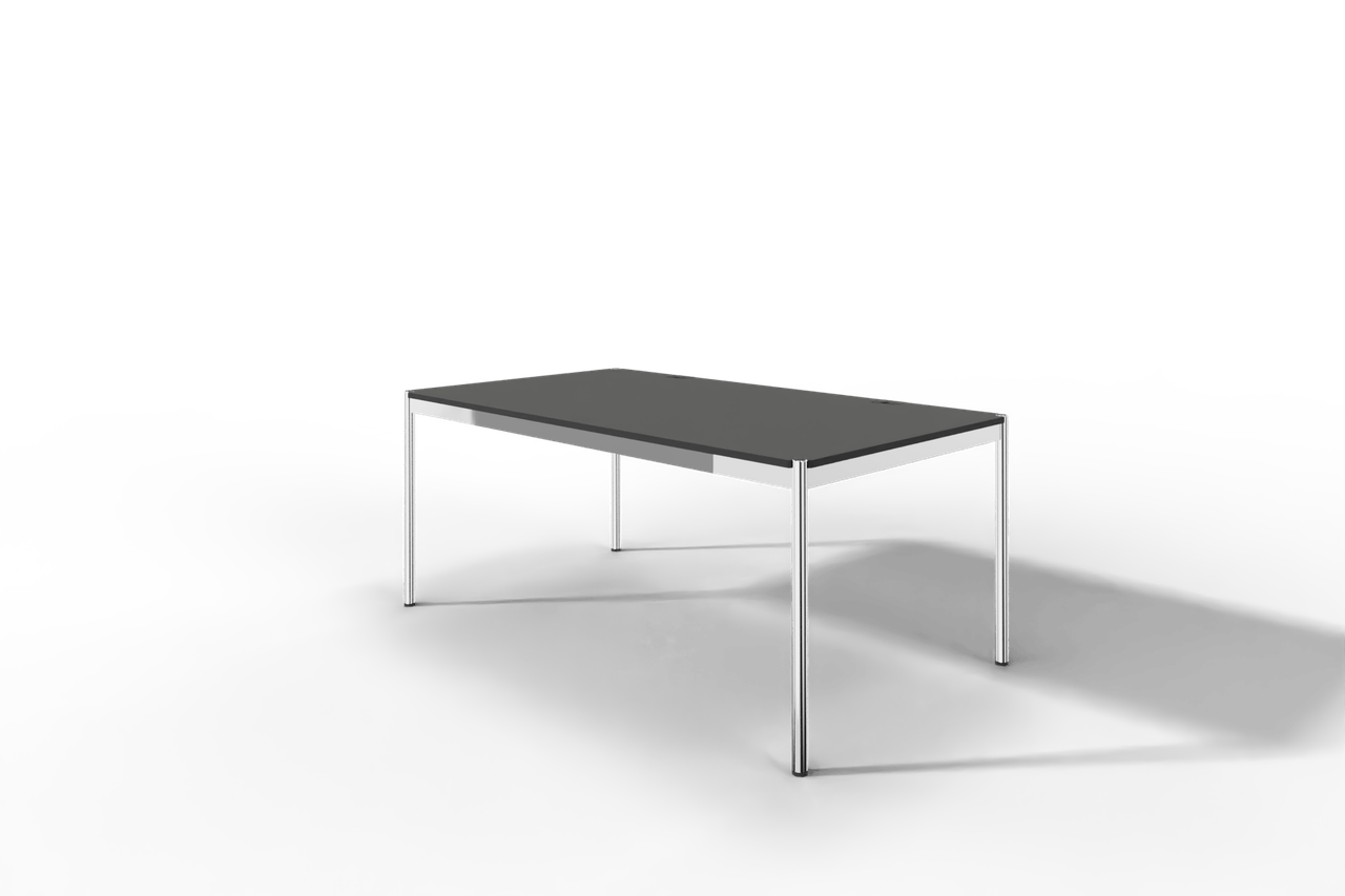 USM Haller Tisch Plus,Tiefe 1000 mm, Oberfläche Linoleum Produktbild