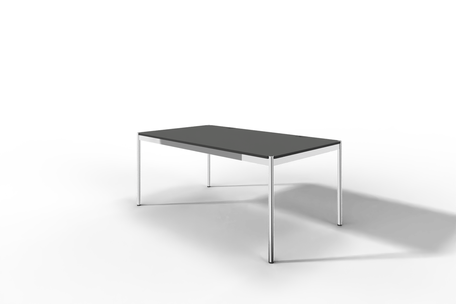 USM Haller Tisch Plus,Tiefe 1000 mm, Oberfläche Linoleum Produktbild