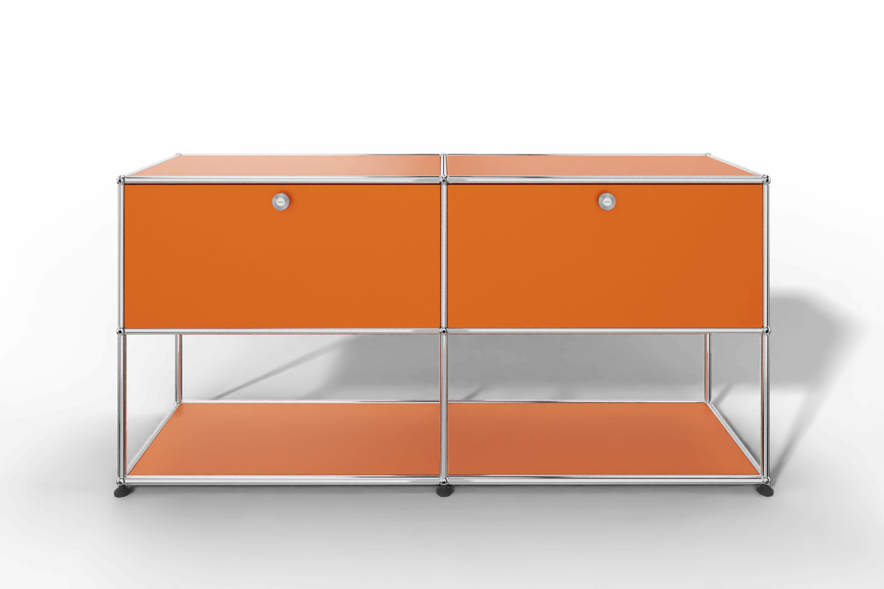 USM Haller Sideboard, 2 Klapptüren, untere Ebene offen Produktbild
