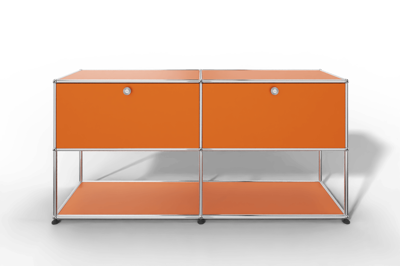 USM Haller Sideboard, 2 Klapptüren, untere Ebene offen Produktbild