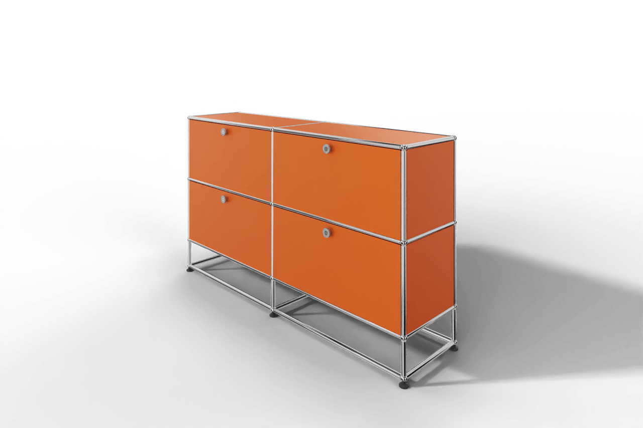 USM Haller Sideboard, mit 4 Klapptüren und Sockel von Paul Schärer & Fritz Haller Produktbild