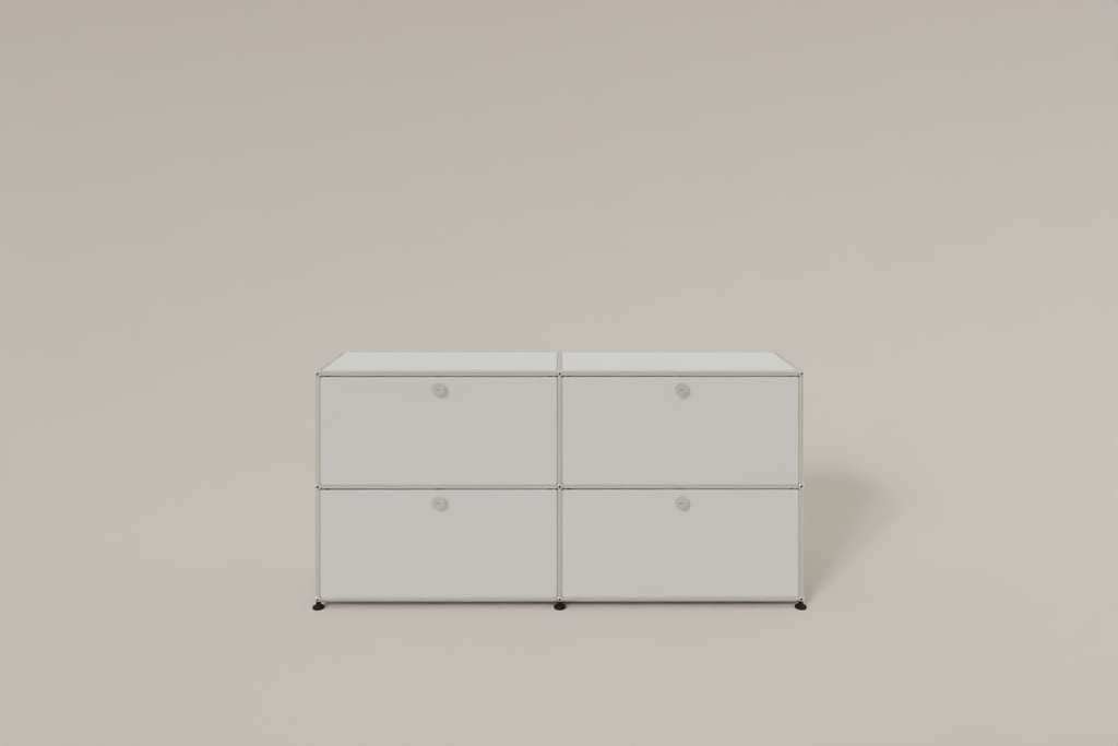 Farbe wählbar - USM Haller Sideboard, mit 4 Klapptüren
