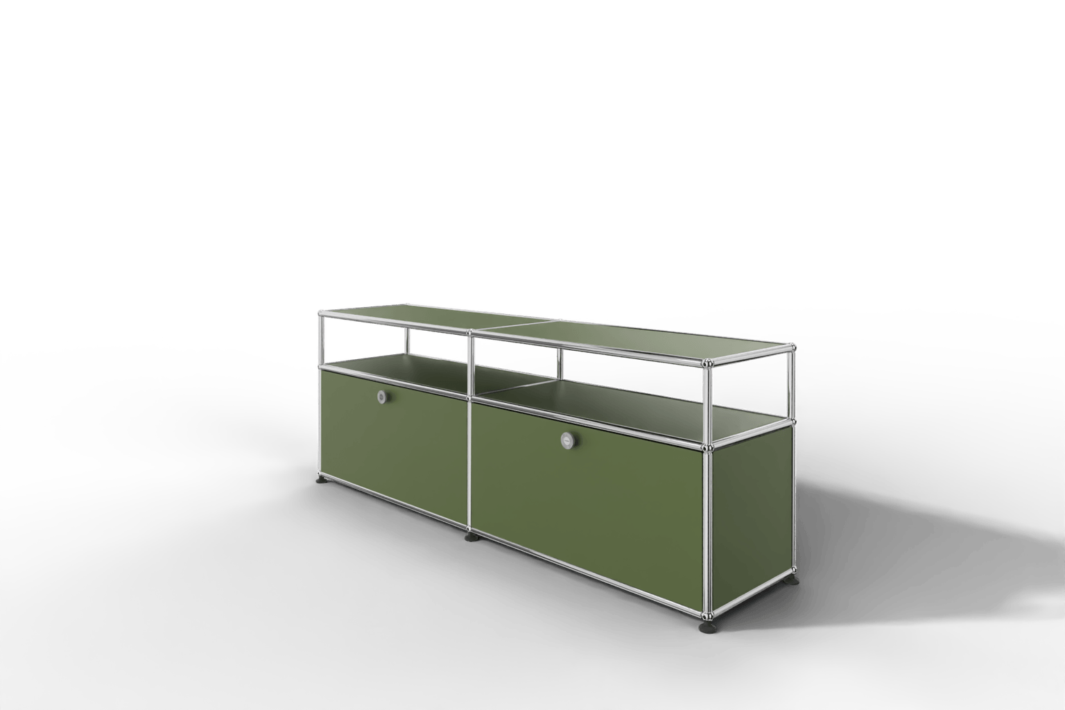 USM Haller Lowboard, mit 2 Klapptüren, von Paul Schärer & Fritz Haller Produktbild