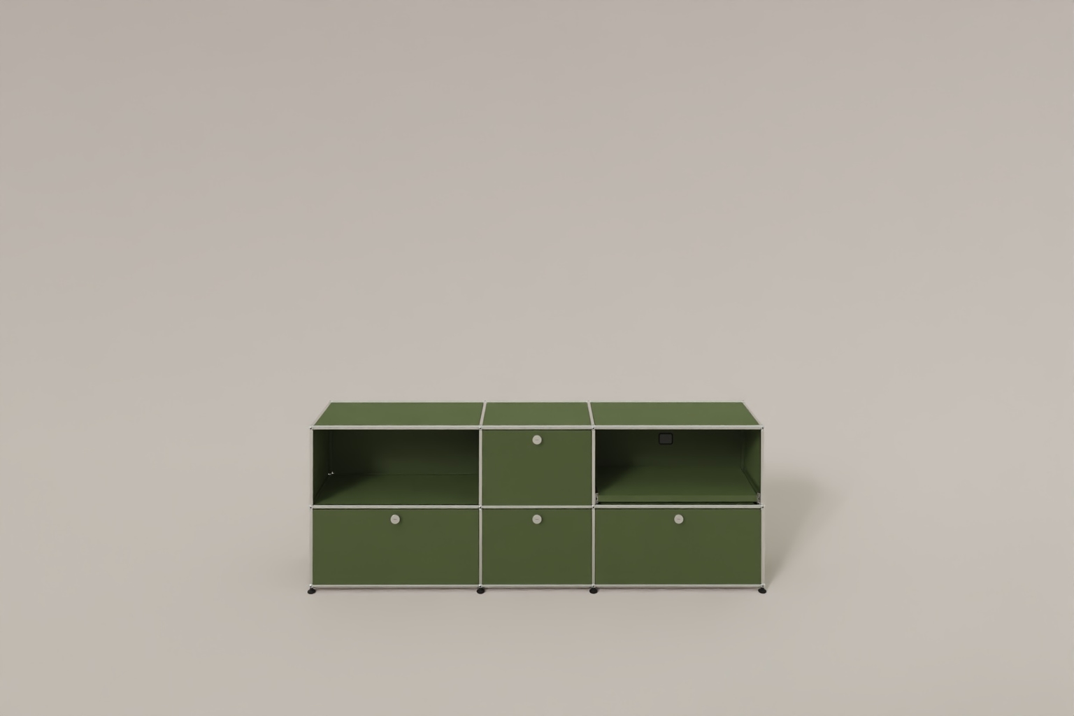 USM Haller Sideboard, 4 Klapptüren, 1 Ausziehtablar Produktbild