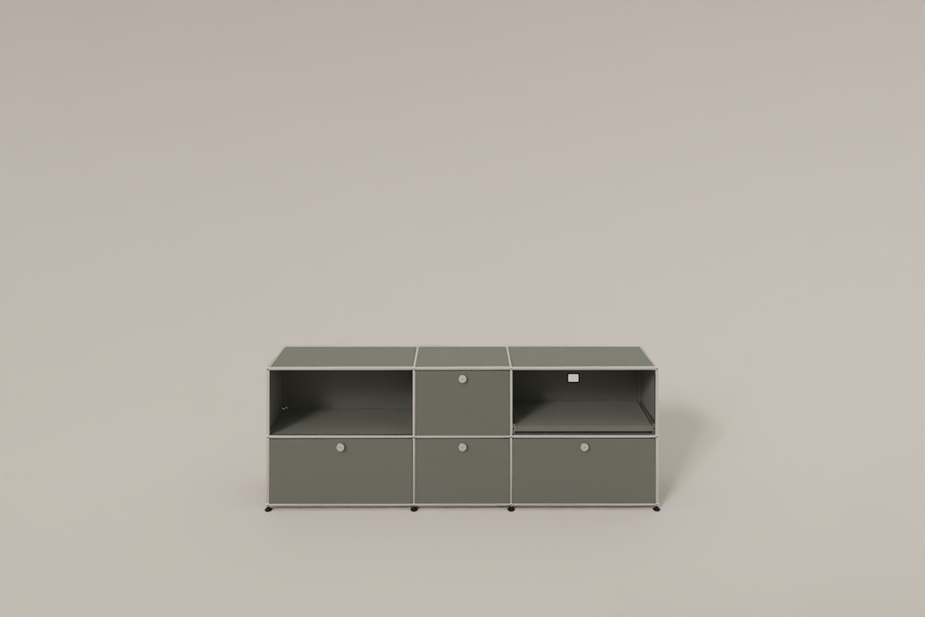 USM Haller Sideboard, 4 Klapptüren, 1 Ausziehtablar Produktbild