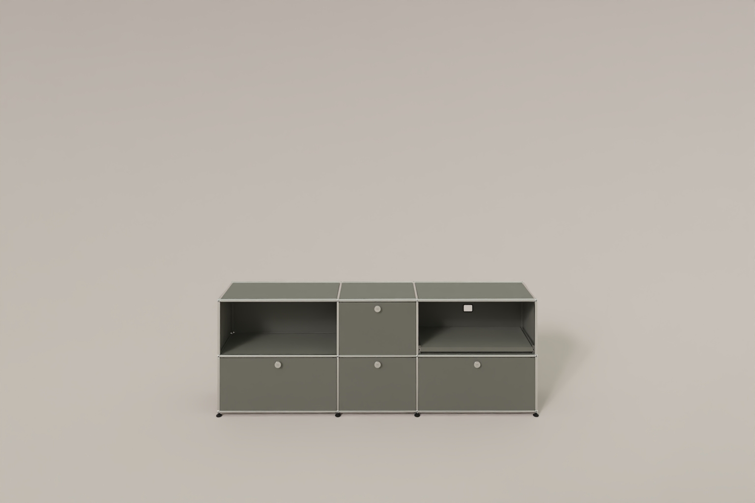 USM Haller Sideboard, 4 Klapptüren, 1 Ausziehtablar Produktbild