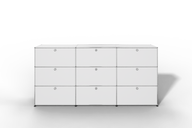 USM Haller Highboard mit 9 Klapptüren