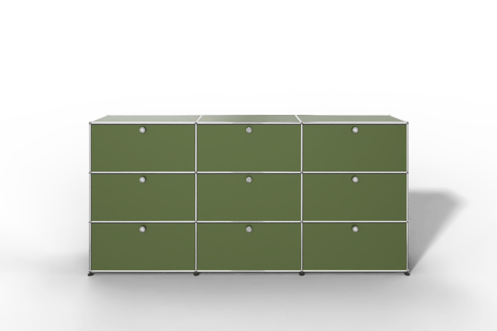 USM Haller Highboard mit 9 Klapptüren