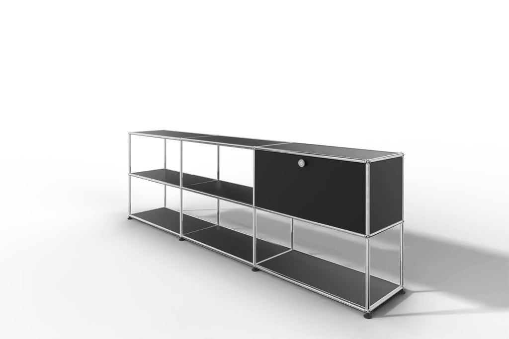 USM Haller Sideboard offen mit einer Klapptüre Produktbild