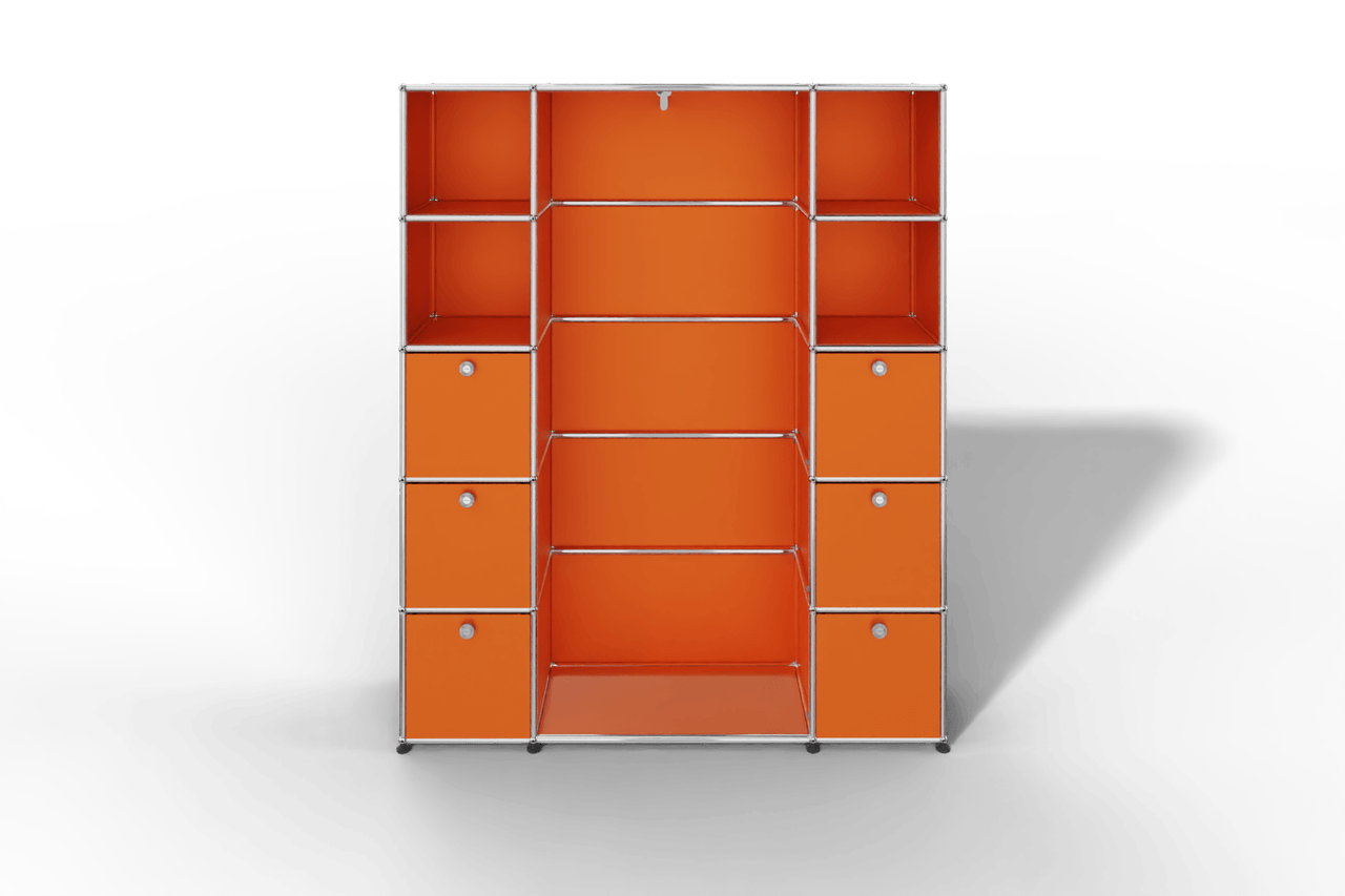 USM Haller Garderobe, 1450 mm breit, mit Klapptüren Produktbild