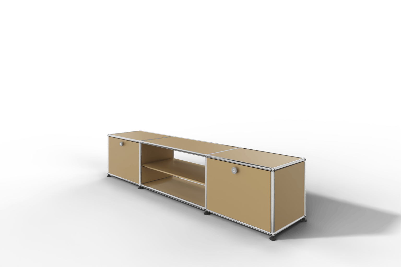 USM Haller TV-Lowboard mit Mittelteil und Zwischentablar Produktbild