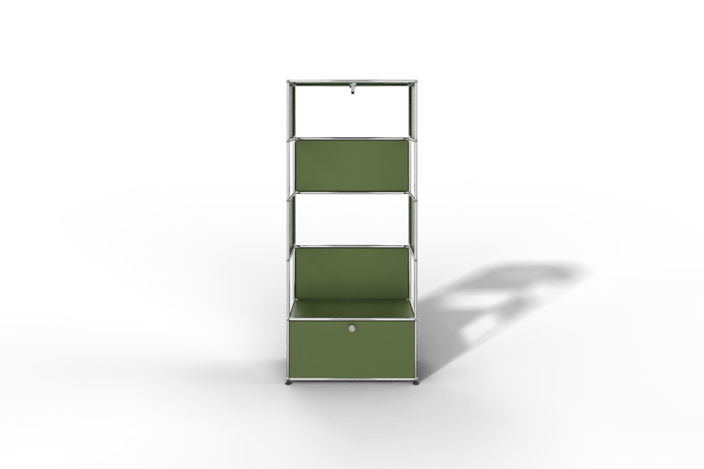 USM Haller Garderobe, 750 mm breit, mit Klapptüre