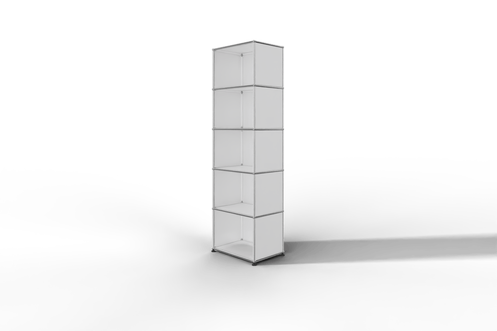 USM Haller Regal schmal mit 5 offenen Fächern Produktbild