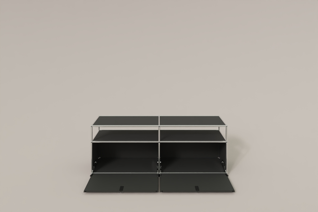 USM Haller Lowboard, mit 2 Klapptüren, von Paul Schärer & Fritz Haller Produktbild