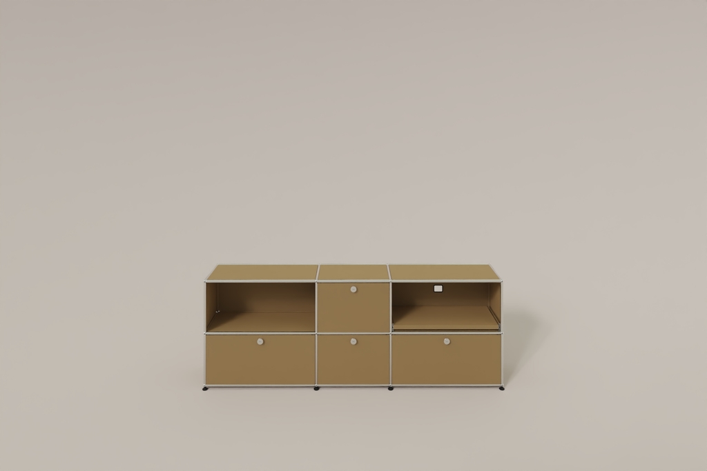 USM Haller Sideboard, 4 Klapptüren, 1 Ausziehtablar Produktbild