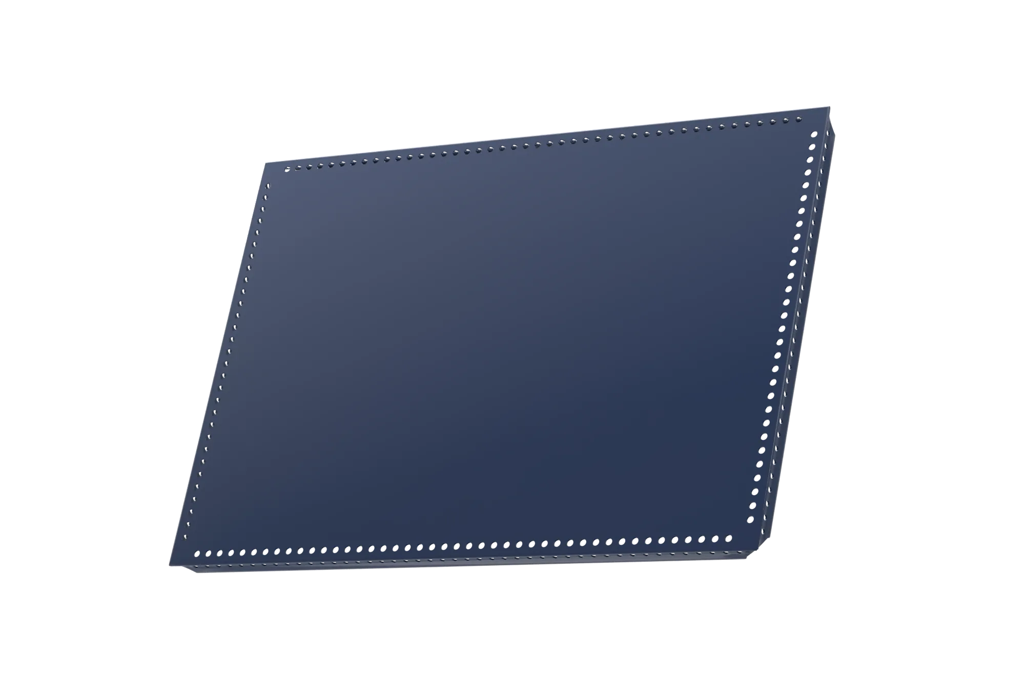 USM Haller Tablar Gelocht Stahlblau 500x350 Produktbild