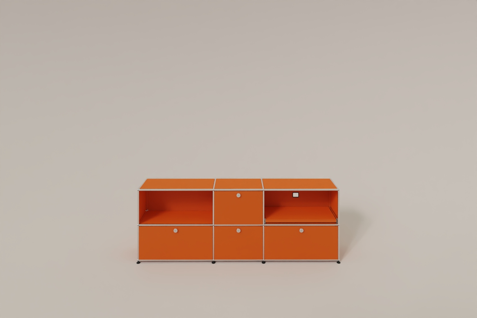 USM Haller Sideboard, 4 Klapptüren, 1 Ausziehtablar Produktbild