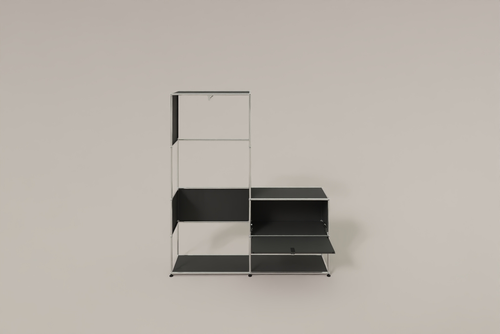 USM Haller Garderobe, 1500 mm breit, mit Klapptüre Produktbild