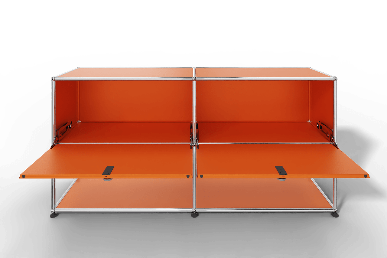 USM Haller Sideboard, 2 Klapptüren, untere Ebene offen Produktbild