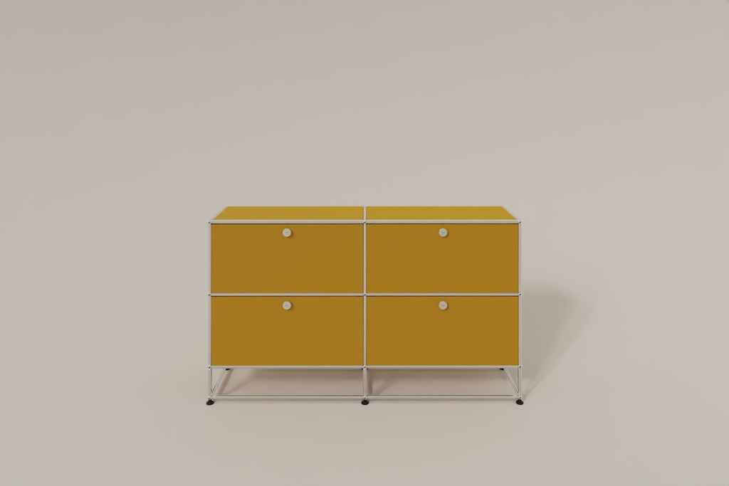 USM Haller Sideboard, mit 4 Klapptüren und Sockel von Paul Schärer & Fritz Haller Produktbild