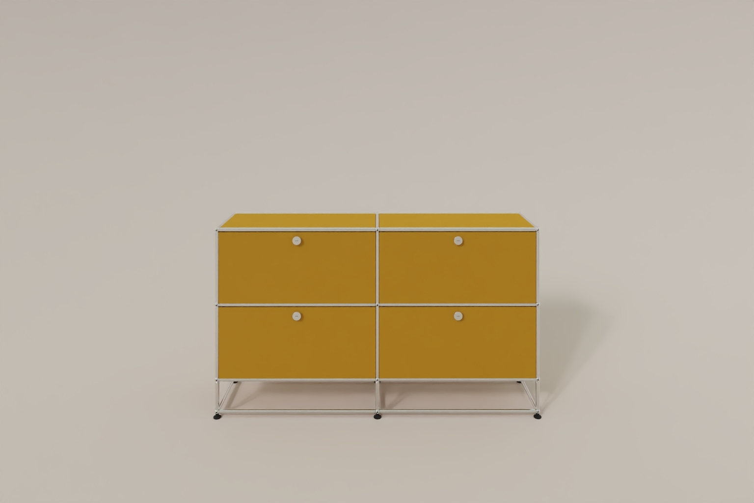 USM Haller Sideboard, mit 4 Klapptüren und Sockel von Paul Schärer & Fritz Haller Produktbild