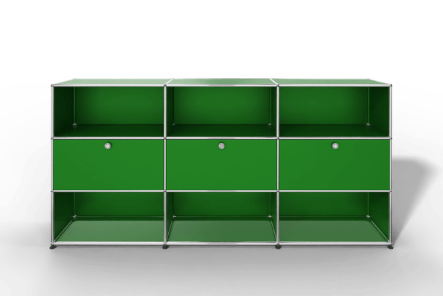 USM Haller Highboard mit 3 Klapptüren und 6 offenen Fächern