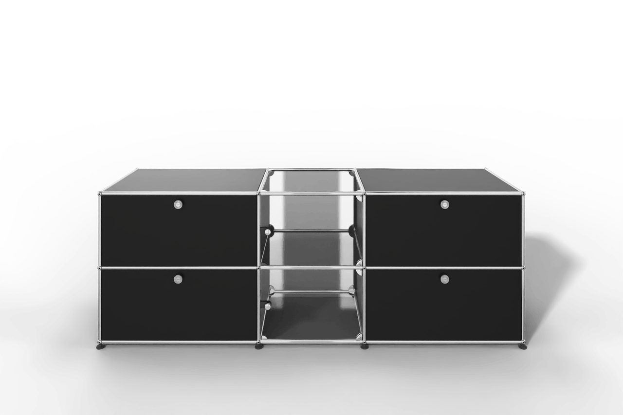 USM Haller Sideboard mit Vitrinen-Element Produktbild