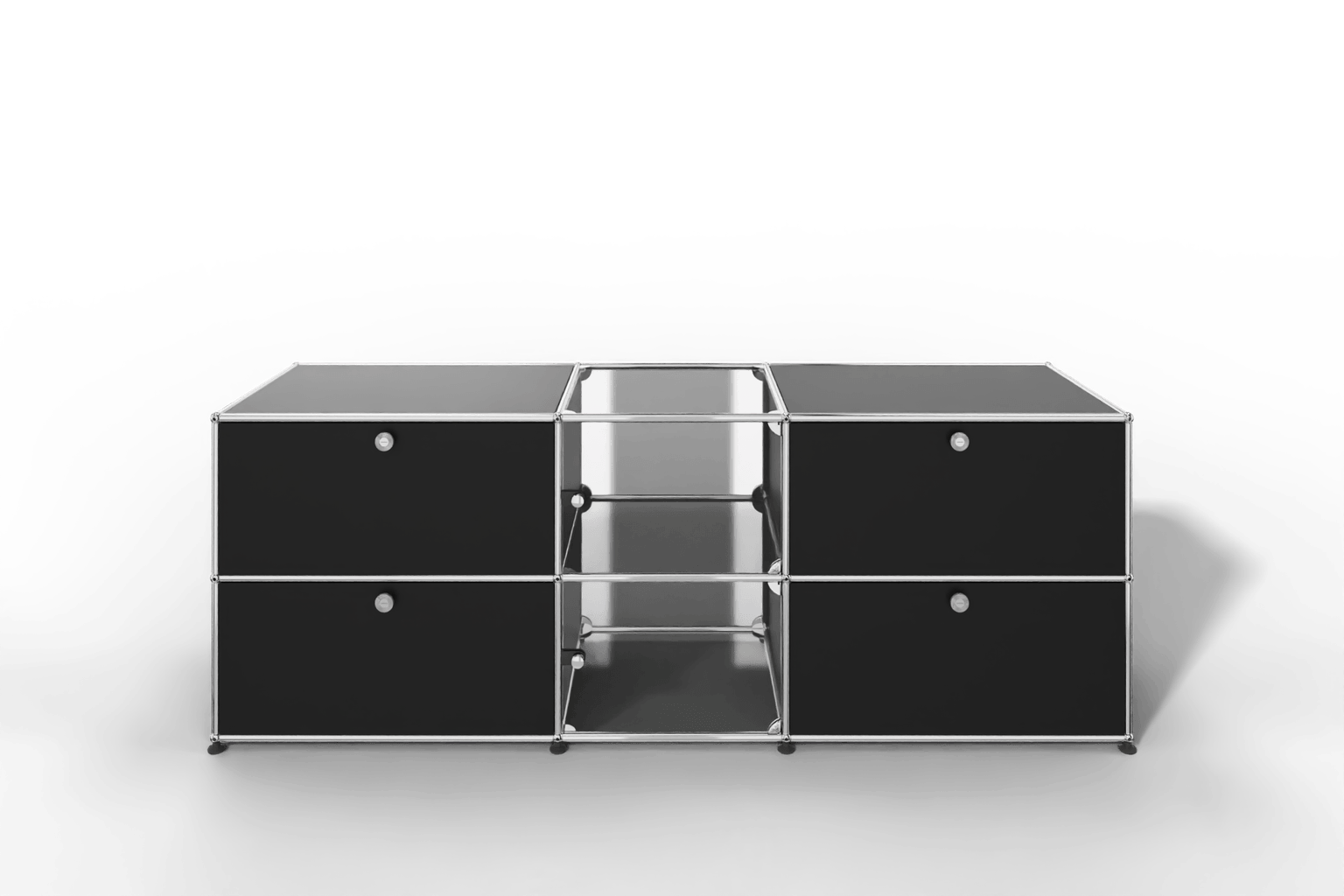 USM Haller Sideboard mit Vitrinen-Element Produktbild