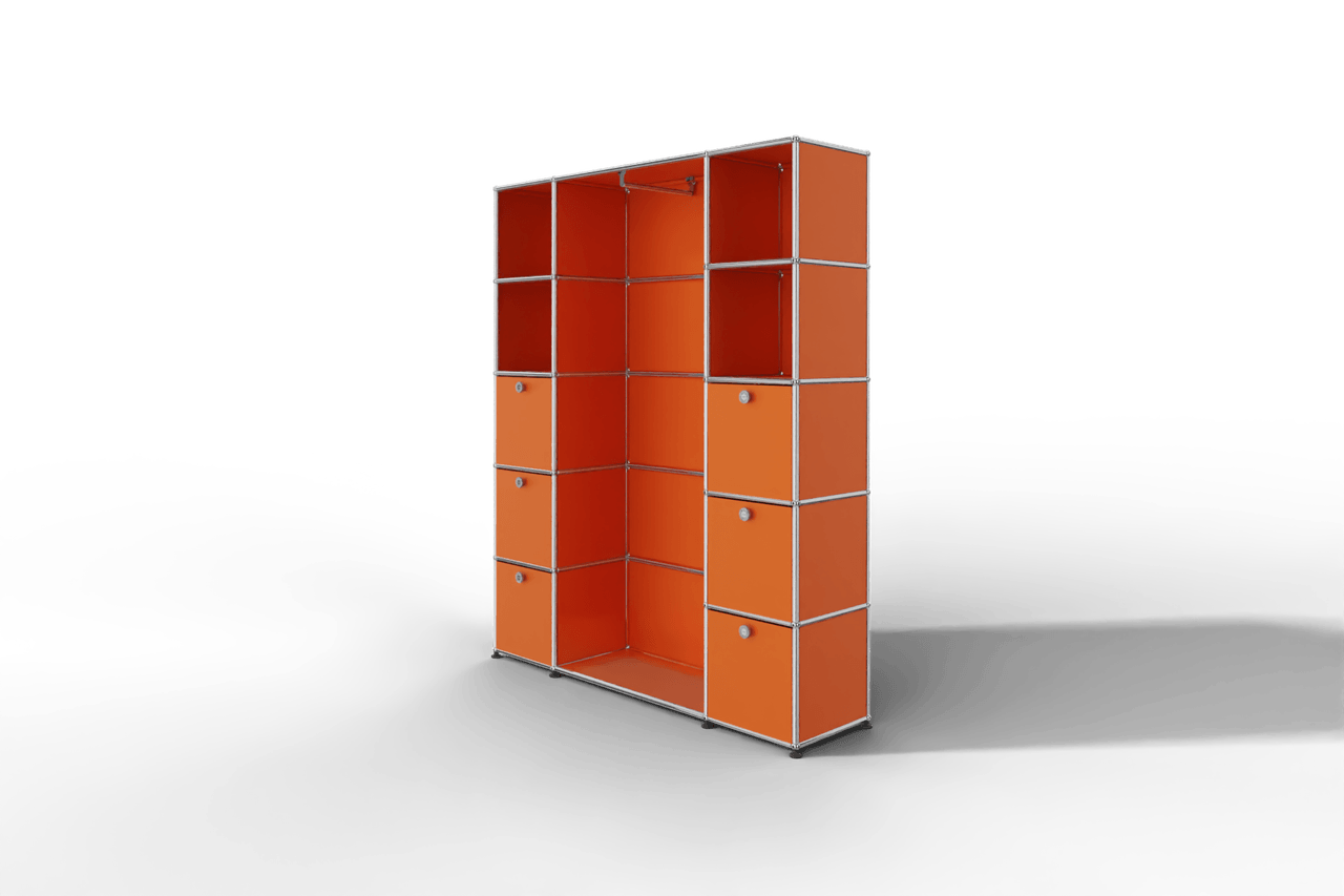 USM Haller Garderobe, 1450 mm breit, mit Klapptüren Produktbild