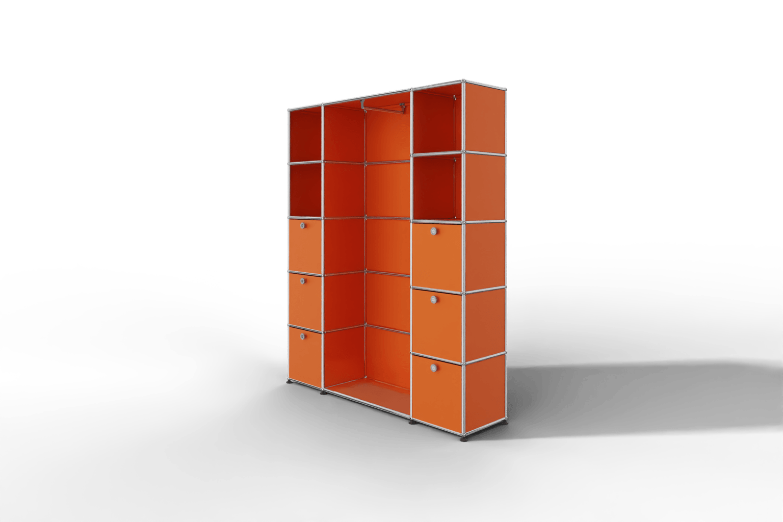 USM Haller Garderobe, 1450 mm breit, mit Klapptüren Produktbild