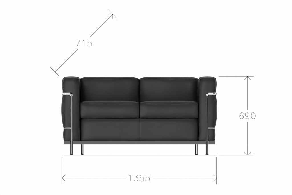 Cassina LC2 - Zweisitzer Produktbild
