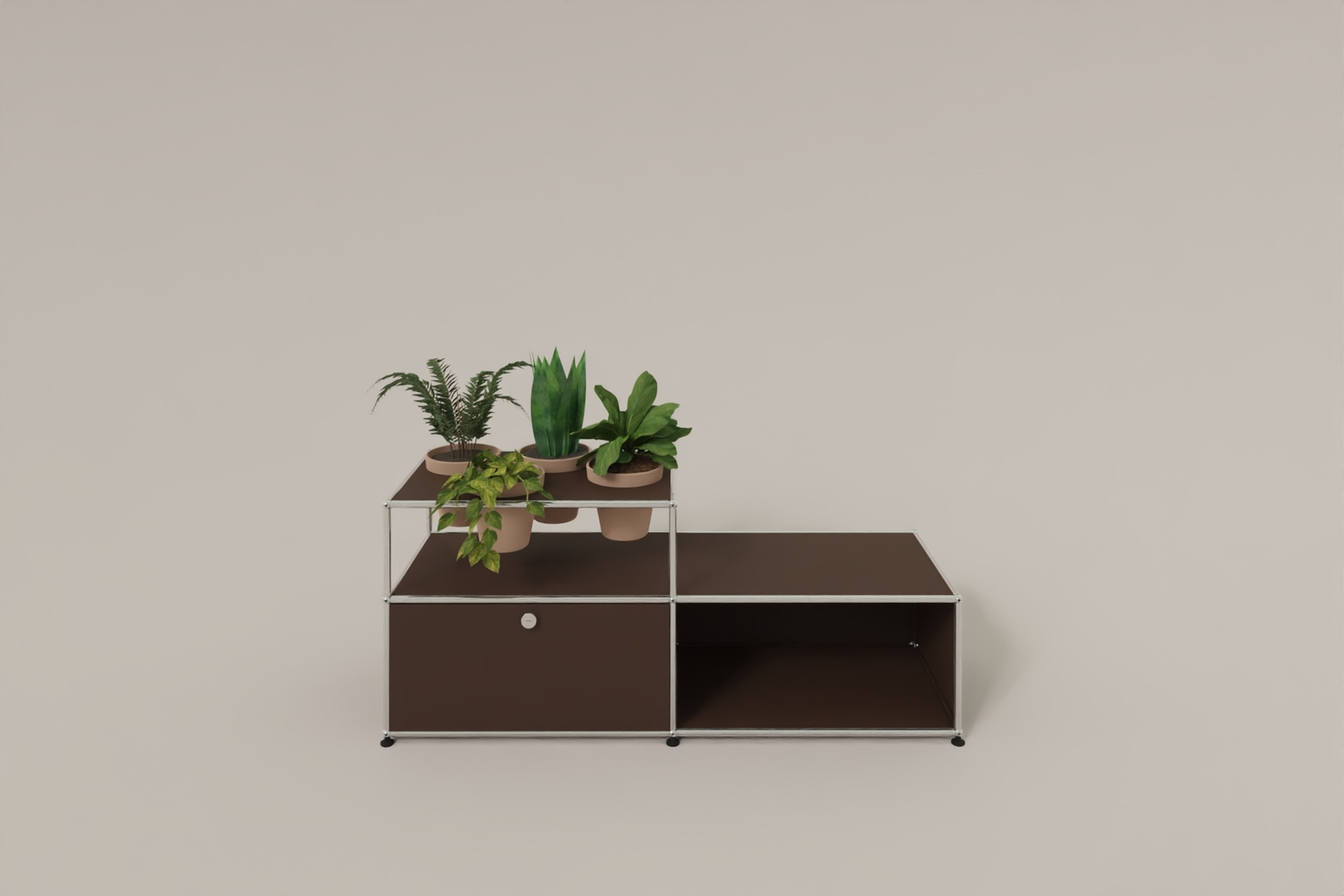 USM Haller Lowboard mit Pflanzeneinlage Produktbild
