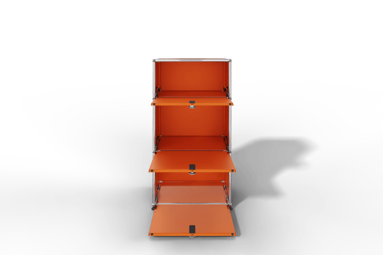 USM Haller schmales Highboard mit 3 Klapptüren. Produktbild