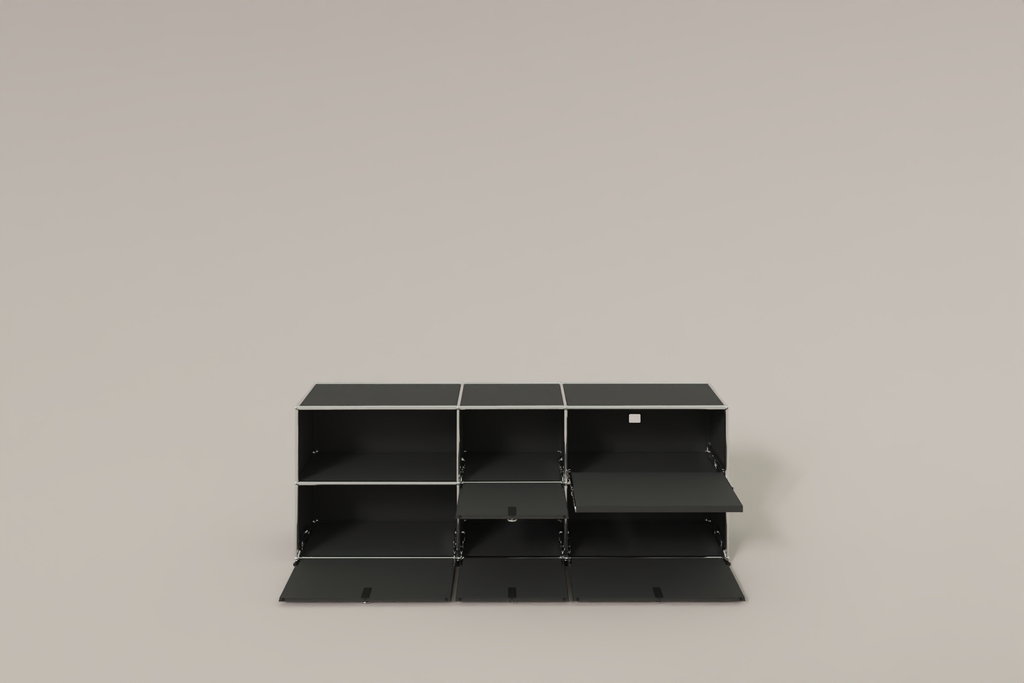 USM Haller Sideboard, 4 Klapptüren, 1 Ausziehtablar Produktbild
