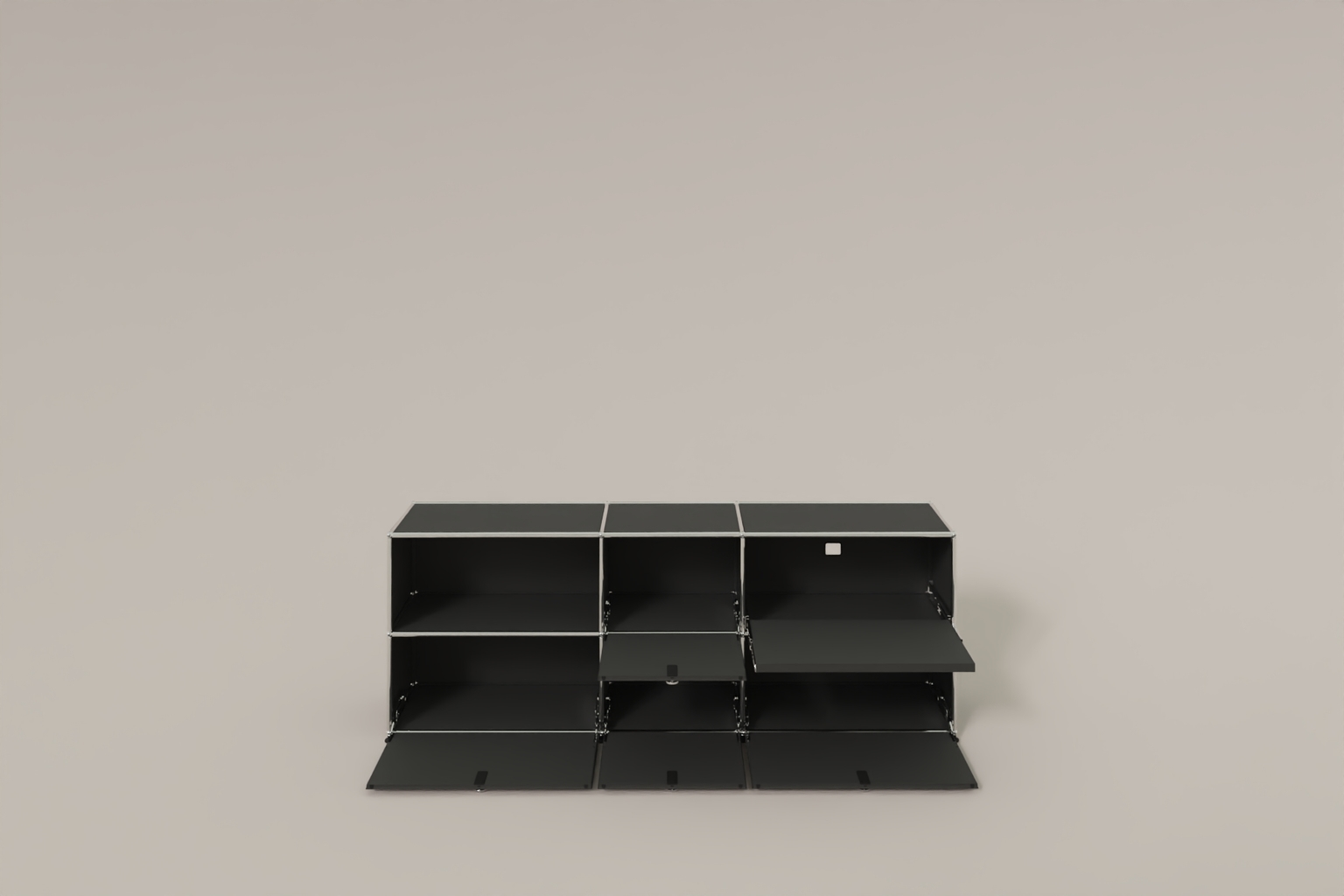 USM Haller Sideboard, 4 Klapptüren, 1 Ausziehtablar Produktbild