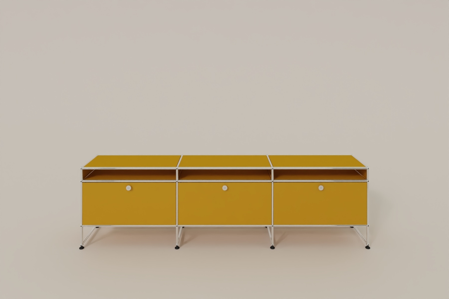 USM Haller TV-Lowboard, von Paul Schärer & Fritz Haller Produktbild