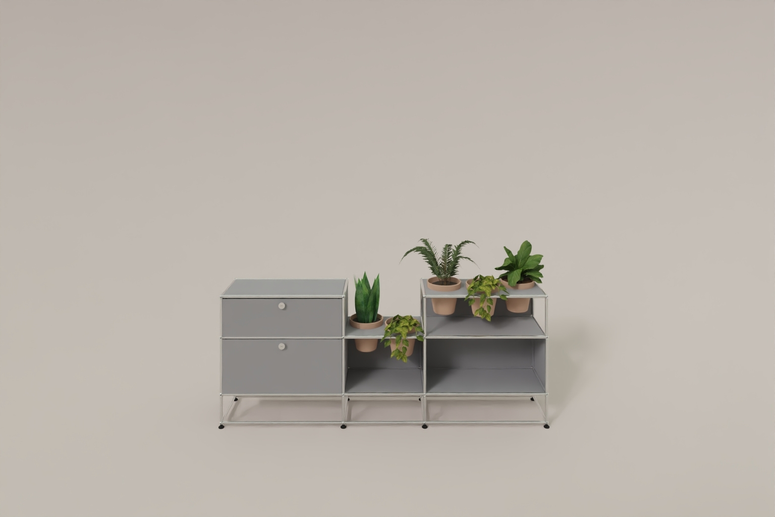 USM Haller Sideboard mit Pflanzeneinlage Produktbild