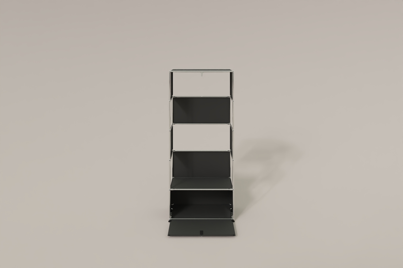 USM Haller Garderobe, 750 mm breit, mit Klapptüre Produktbild