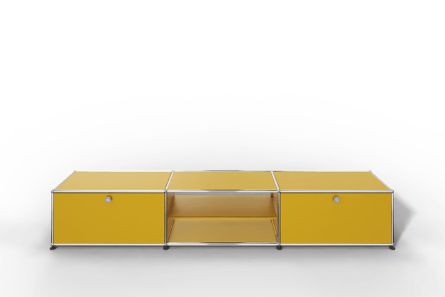 USM Haller TV-Lowboard mit offenem Mittelteil