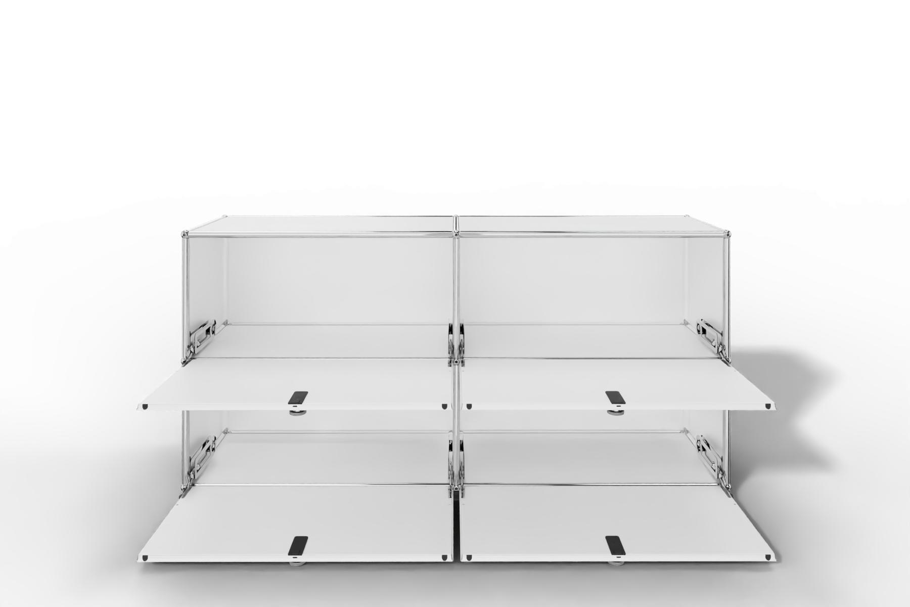 Farbe wählbar - USM Haller Sideboard, mit 4 Klapptüren Produktbild