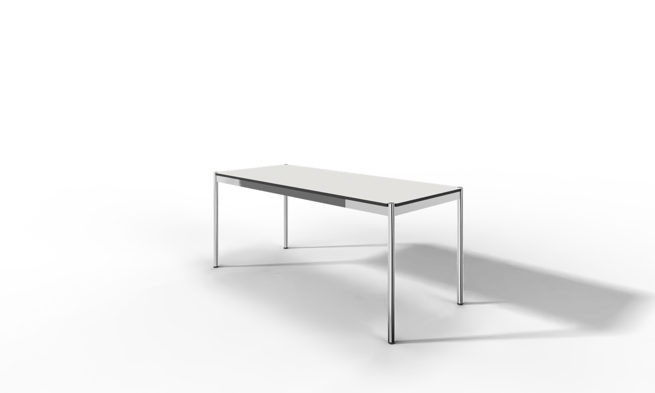 USM Haller Tisch, Tiefe 750 mm, in Fenix, aus 3 Farben wählbar, Tischlänge wählbar Produktbild