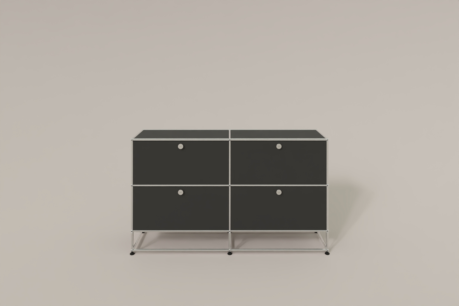 USM Haller Sideboard, mit 4 Klapptüren und Sockel von Paul Schärer & Fritz Haller Produktbild