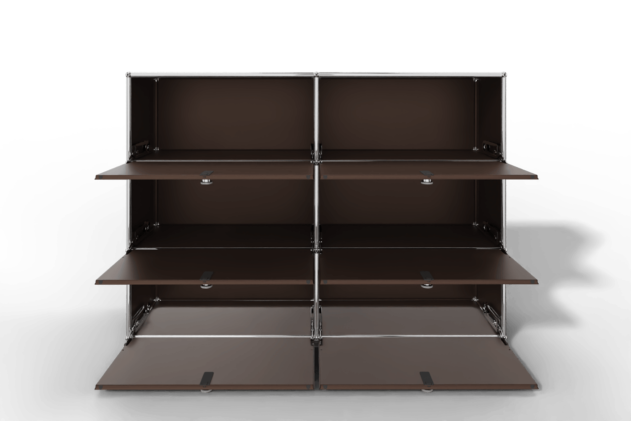 USM Haller Highboard, mit 6 Klapptüren, von Paul Schärer & Fritz Haller Produktbild