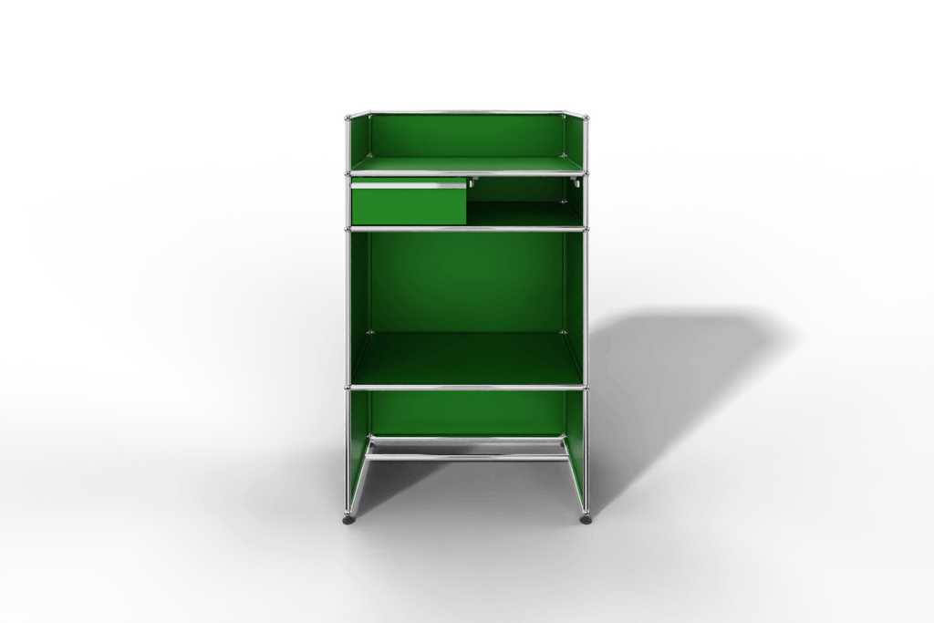 USM Haller Steharbeitsplatz mit Schubkasten A6 und Stifteinlage Produktbild