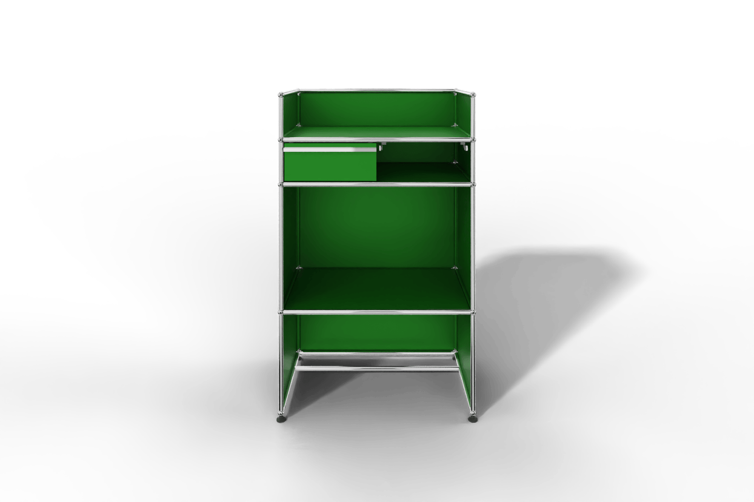 USM Haller Steharbeitsplatz mit Schubkasten A6 und Stifteinlage Produktbild