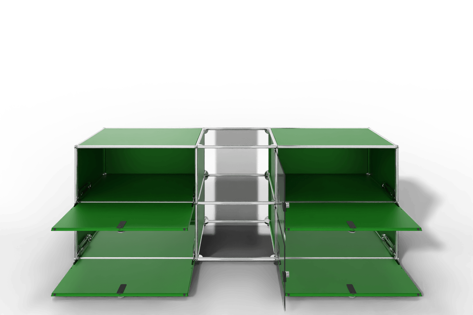 USM Haller Sideboard mit Vitrinen-Element Produktbild