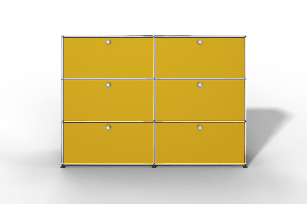 USM Haller Highboard, mit 6 Klapptüren, von Paul Schärer & Fritz Haller Produktbild