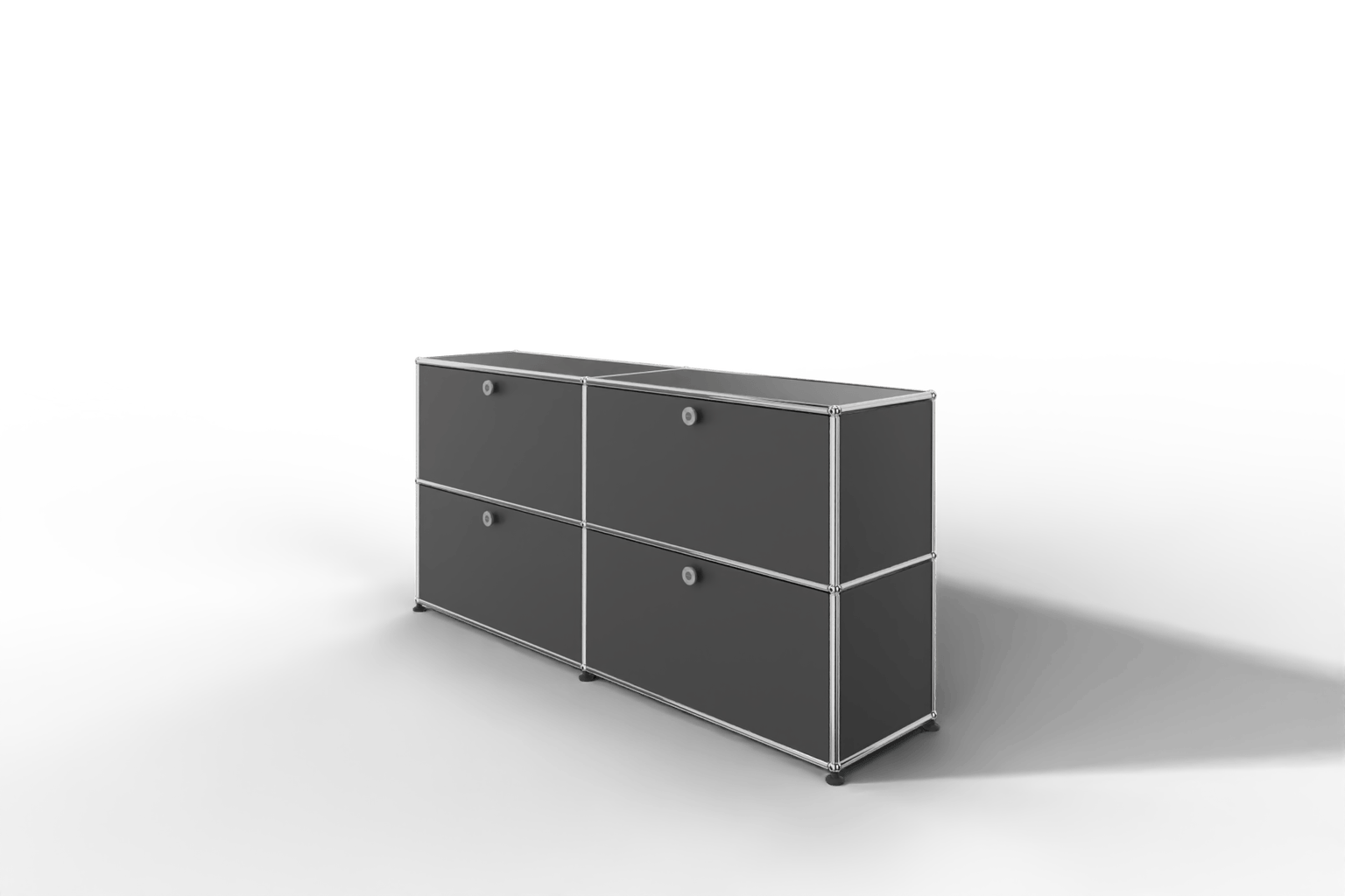 Farbe wählbar - USM Haller Sideboard, mit 4 Klapptüren Produktbild