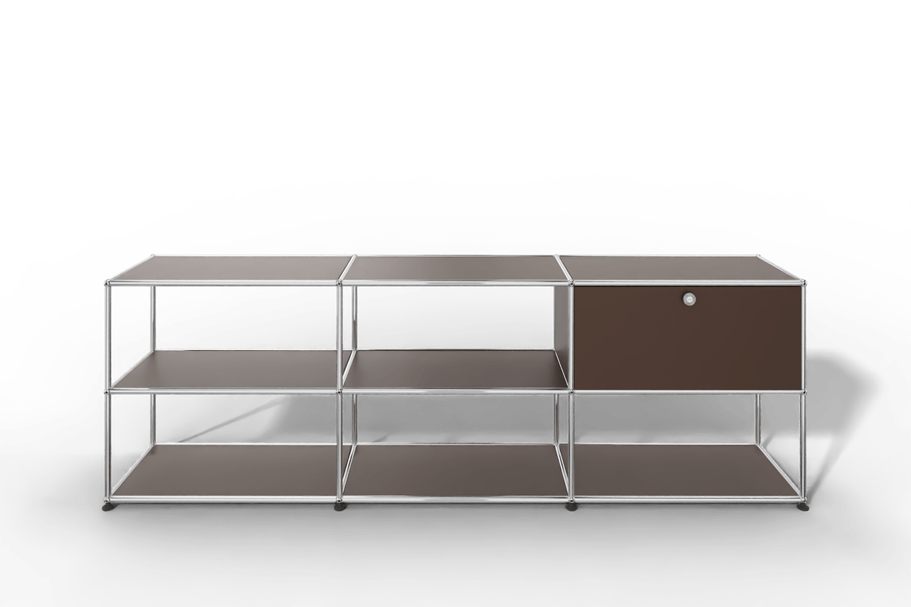 USM Haller Sideboard offen mit einer Klapptüre Produktbild