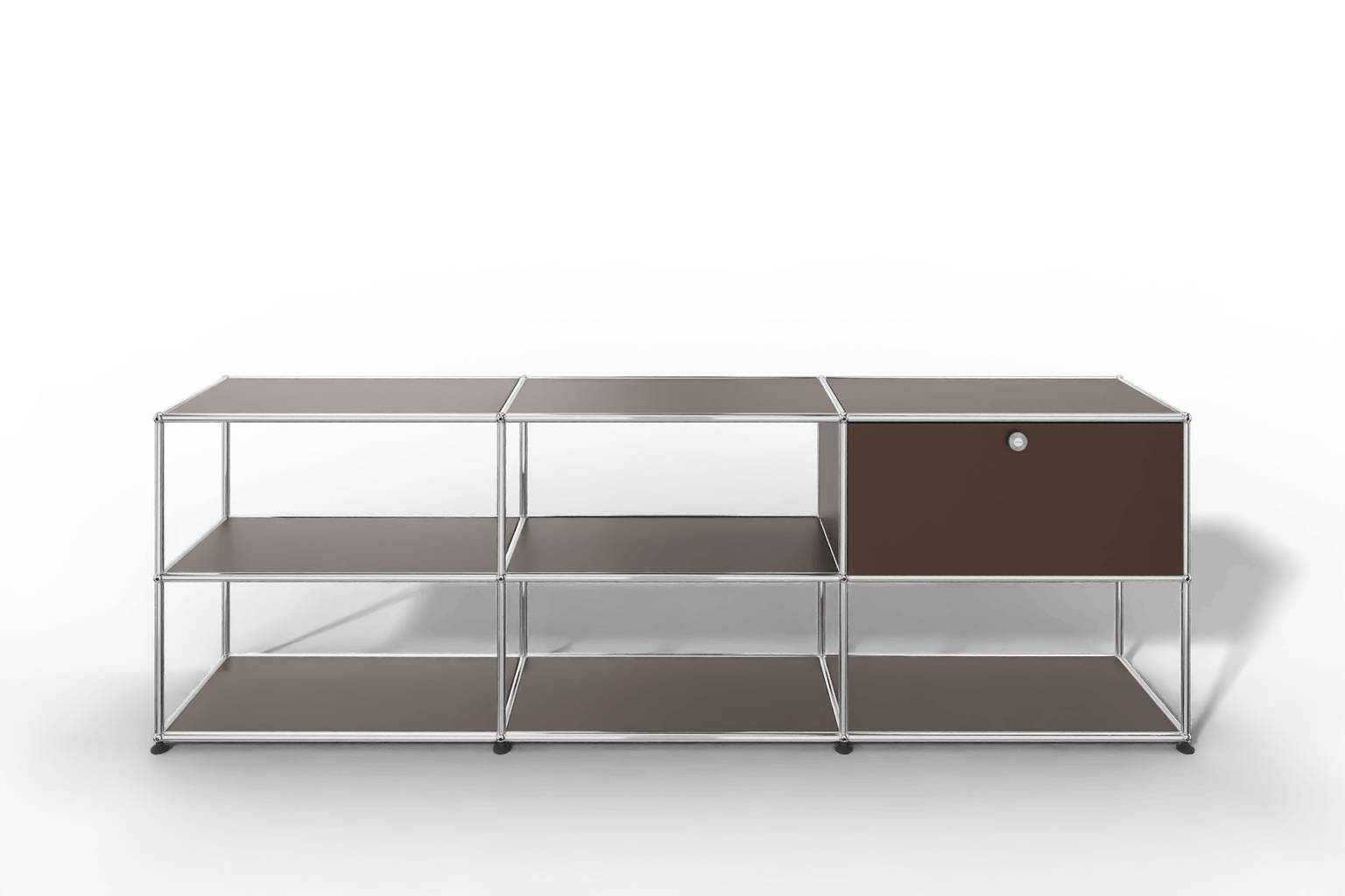 USM Haller Sideboard offen mit einer Klapptüre Produktbild